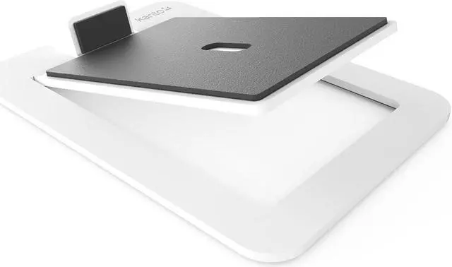 Alt view image 11 of 15 - Kanto S6W Desktop Speaker Stands for 4- to 7-inch speakers, White (Pair)