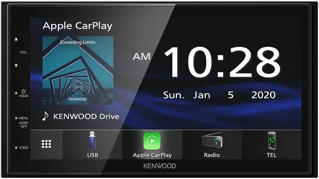 Alt view image 9 of 20 - Kenwood DMX4707S 6.8" Digital Multimedia Receiver w/ Apple CarPlay