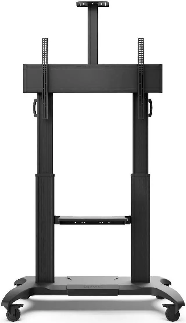 Alt view image 11 of 20 - Kanto MTMA100PL Height Adjustable Mobile TV Stand with Adjustable Shelf for 60-inch to 100-inch TVs