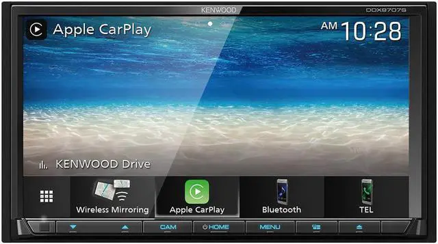 Alt view image 7 of 20 - Kenwood DDX9707S 6.95" DVD Multimedia Receiver w/ Apple CarPlay