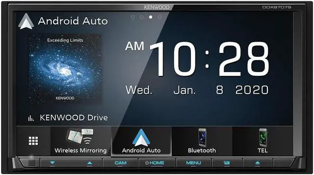 Alt view image 6 of 20 - Kenwood DDX9707S 6.95" DVD Multimedia Receiver w/ Apple CarPlay