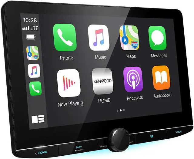 Alt view image 13 of 16 - Kenwood eXcelon NEW DNR1007XR 10.1" Floating Panel High Definition Receiver
