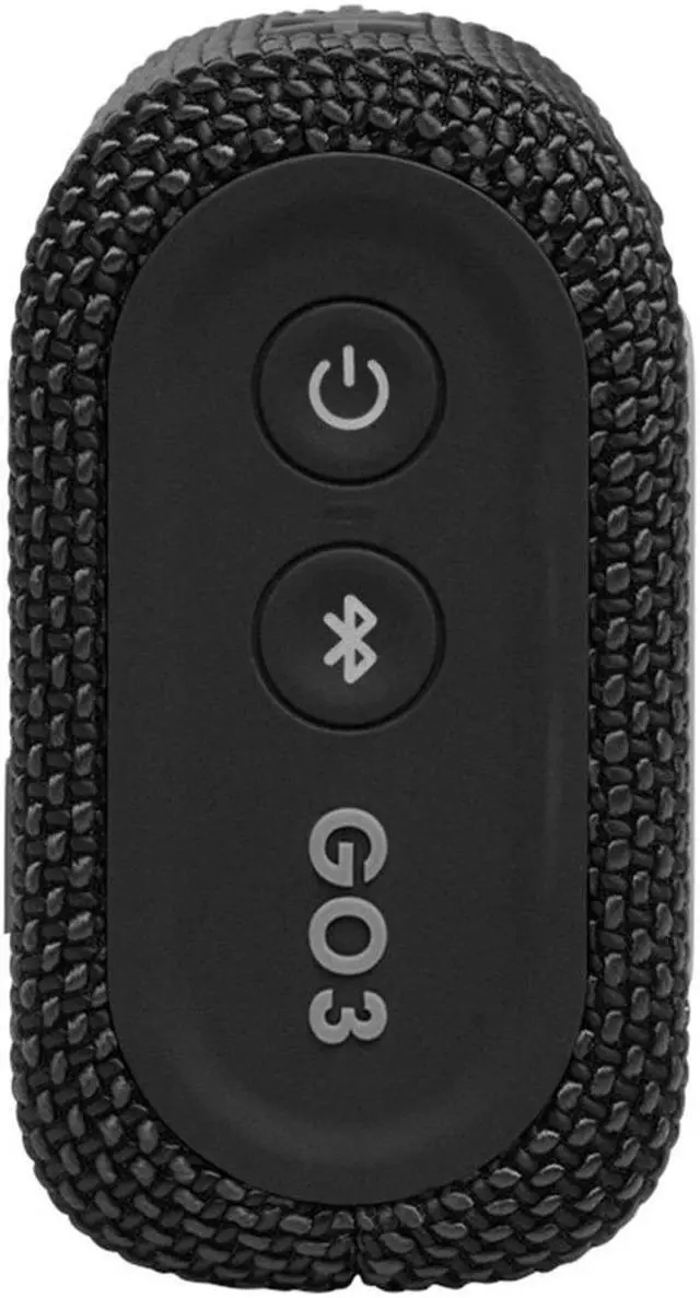 Alt view image 6 of 20 - JBL GO 3 Portable Bluetooth Waterproof Speaker (Black)