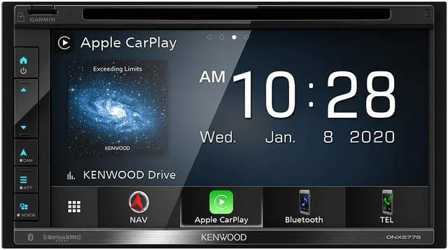Alt view image 7 of 20 - Kenwood DNX577S 6.8" Garmin Navigation Touchscreen Receiver w/ Apple CarPlay and Android Auto