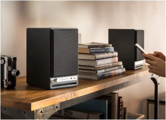 Alt view image 6 of 7 - Audioengine HD4 Wireless Speaker System (Black)