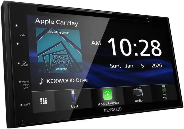 Alt view image 9 of 16 - Kenwood DDX57S 6.8" Capacitive Screen DVD Receiver with Car Play, Android Auto, Bluetooth