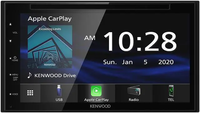 Alt view image 7 of 16 - Kenwood DDX57S 6.8" Capacitive Screen DVD Receiver with Car Play, Android Auto, Bluetooth