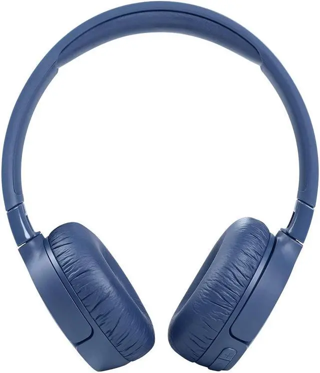 Alt view image 2 of 14 - JBL Tune 660NC Wireless On-Ear Active Noise Cancelling Headphones (Blue)