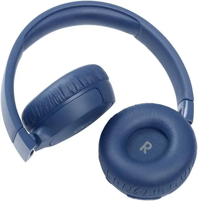Alt view image 4 of 14 - JBL Tune 660NC Wireless On-Ear Active Noise Cancelling Headphones (Blue)
