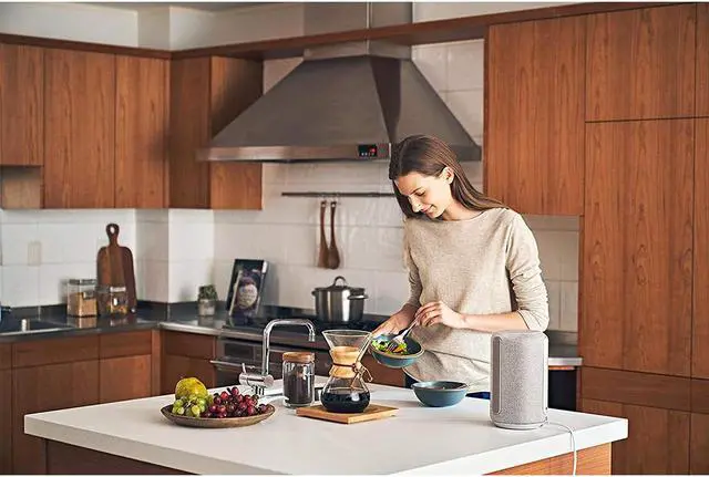 Alt view image 6 of 20 - Sony SRS-RA3000 360 Reality Audio Wireless Speaker with Wi-Fi and Bluetooth (White)