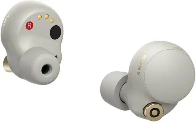 Alt view image 12 of 20 - Sony WF-1000XM4-SILVER Truly Wireless Noise Canceling In-Ear Earbuds (2021)