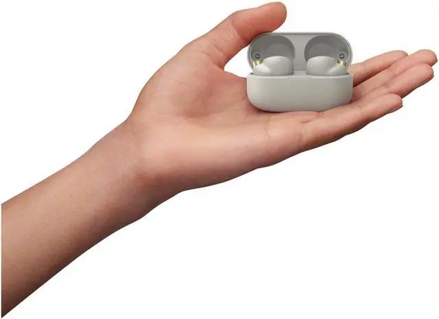 Alt view image 15 of 20 - Sony WF-1000XM4-SILVER Truly Wireless Noise Canceling In-Ear Earbuds (2021)