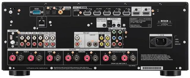 Alt view image 10 of 11 - Sony STR-ZA2100ES 7.2 Channel 4K AV Receiver (Black)