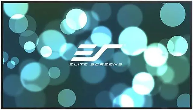 Alt view image 9 of 20 - Elite Screens AR120DHD3 Aeon CineGrey 3D Series 120" Fixed Frame Projection Screen