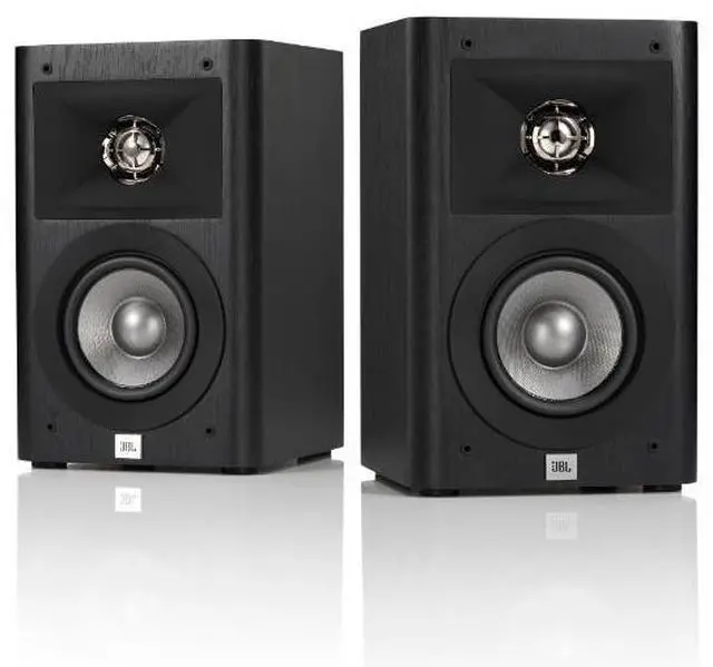 Alt view image 3 of 11 - JBL Studio 220 4" 2-Way Bookshelf Speakers - Pair (Black)