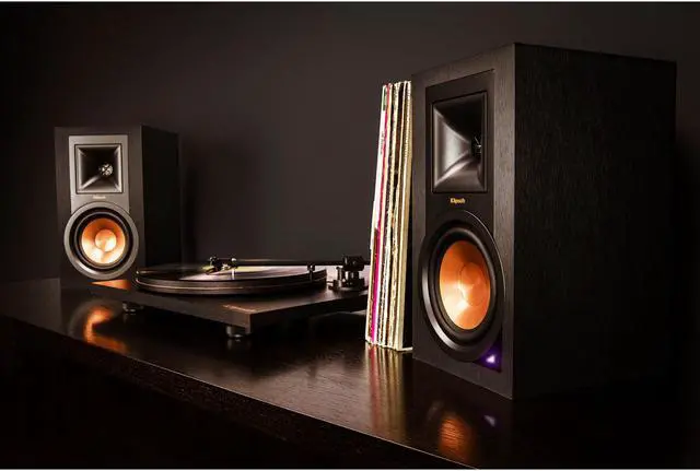 Alt view image 6 of 7 - Klipsch R-15PM Powered Monitor Speakers and Pro-Ject Primary Turntable Package (Black)