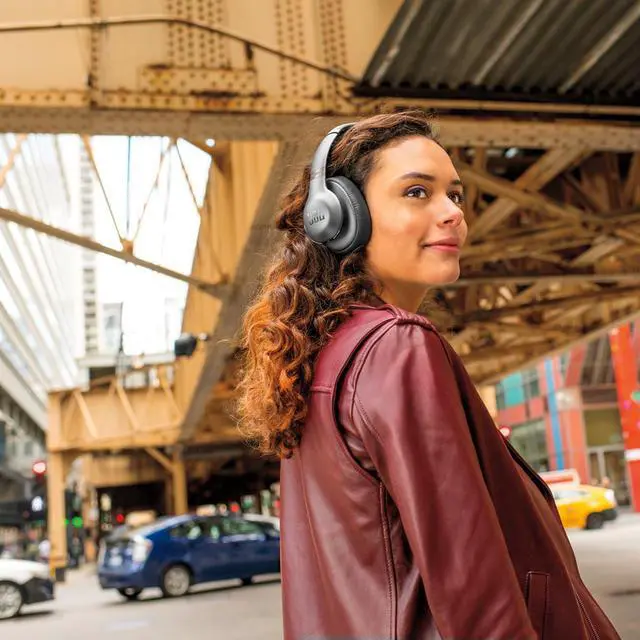 Alt view image 3 of 9 - JBL V750NXTGRY Everest Elite 750NC Wireless Over-ear NC Headphones - Gun Metal