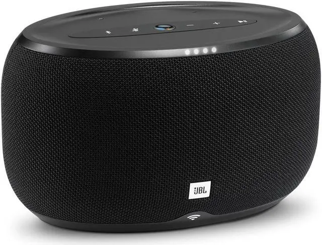 Alt view image 3 of 19 - JBL Link 300 Voice-Activated Speaker (Black)