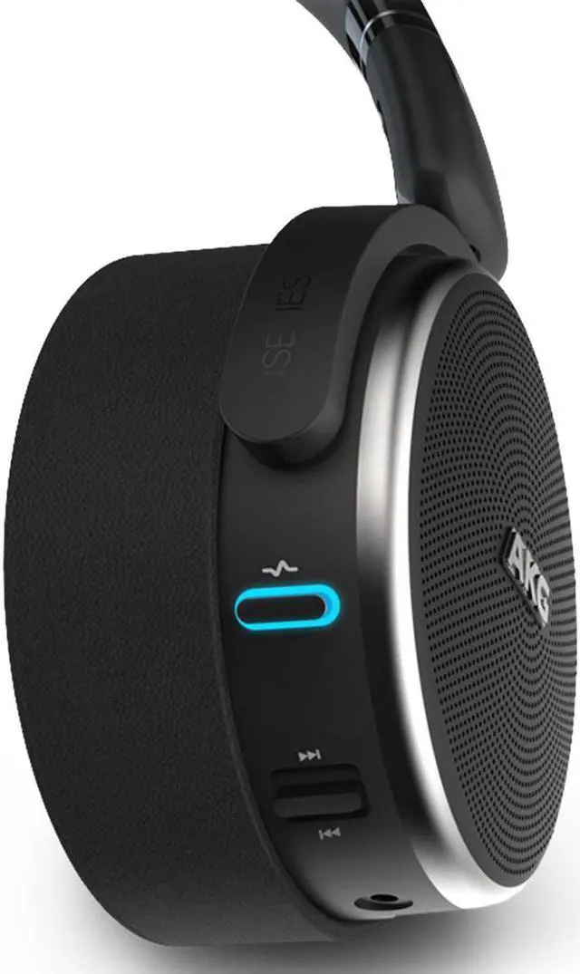 Alt view image 10 of 20 - AKG N60NC On-Ear Noise-Cancelling Bluetooth Headphones with Built-In Remote and Mic (Black)