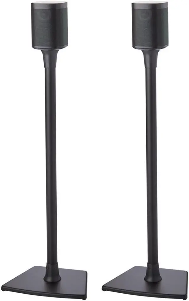 Main image of Sanus Wireless Speaker Stands for Sonos ONE, PLAY:1, and PLAY:3 - Pair (Black)