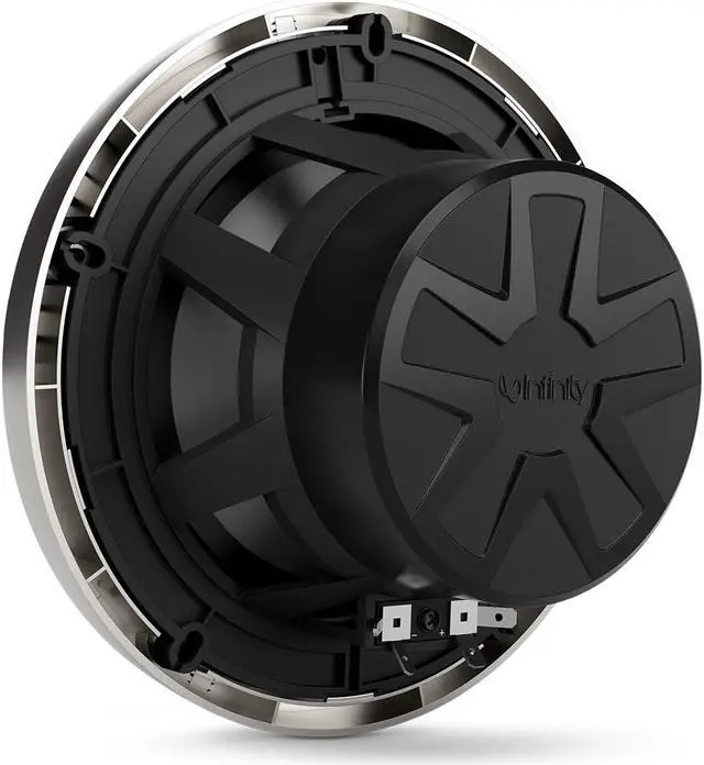 Alt view image 6 of 20 - Infinity INF622MLT 6.5" Round 225 Watt RGB LED Illuminated Marine Speakers - Titanium (Pair)