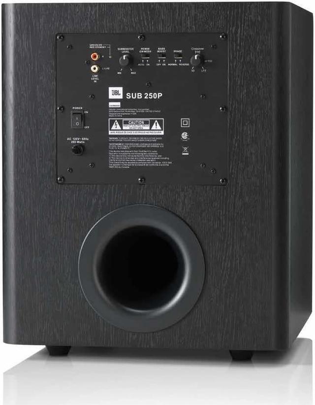 Alt view image 2 of 3 - JBL Studio SUB 250P 10" Powered Subwoofer (Black)