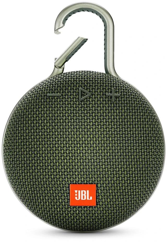 Alt view image 7 of 7 - JBL Clip 3 Portable Bluetooth Waterproof Speaker (Green)