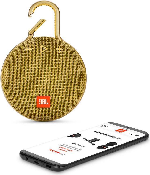 Alt view image 11 of 11 - Clip 3 Portable Bluetooth Speaker - Mustard Yellow