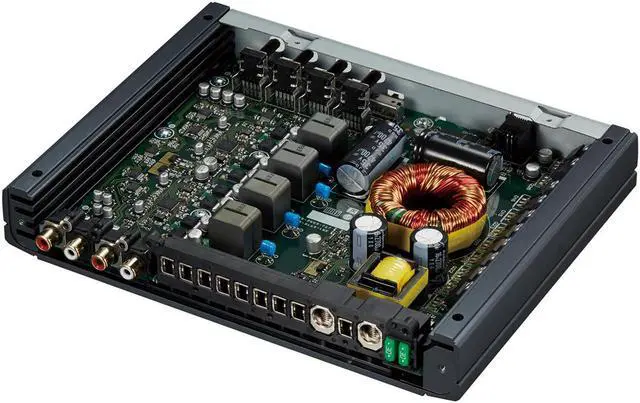 Alt view image 4 of 16 - Kenwood XR401-4 eXcelon 400-Watt 4-Channel Amplifier