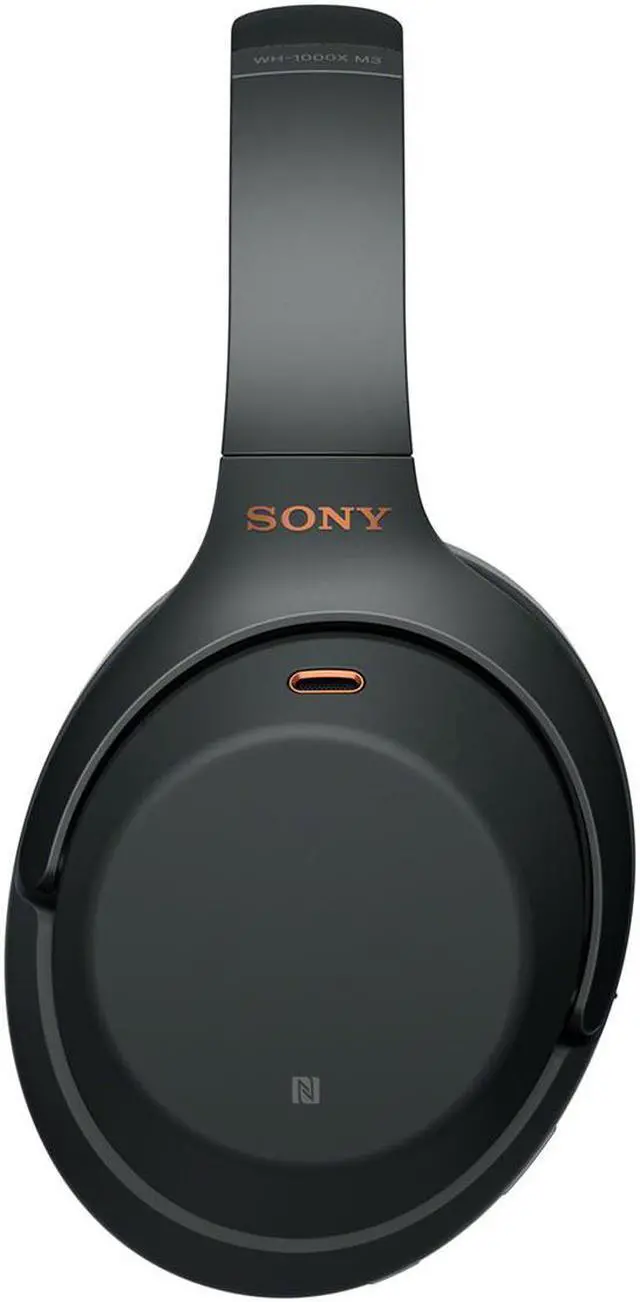 Alt view image 5 of 20 - Sony WH-1000XM3/B Wireless Industry-Leading Noise-Cancelling Over-Ear Headphones (Black)