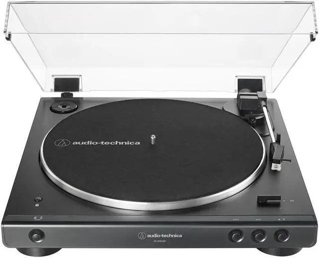 Main image of Audio Technica Fully Automatic Wireless Belt-Drive Turntable - Black