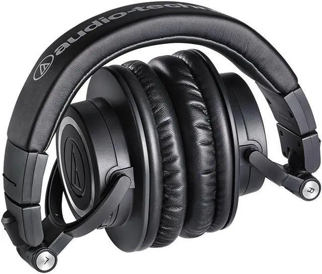 Alt view image 3 of 20 - AudioTechnica ATH-M50xBT Wireless Over-Ear Headphones with Built-In Remote and Microphone (Black)