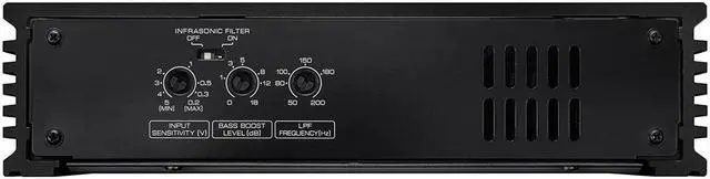 Alt view image 3 of 7 - Kenwood X502-1 eXcelon 500-Watt @ 2 Ohms Class D Subwoofer Amplifier