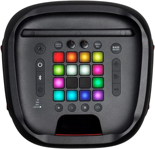 Alt view image 8 of 20 - JBL PartyBox 1000 Premium High Power Wireless Bluetooth Audio System - Black