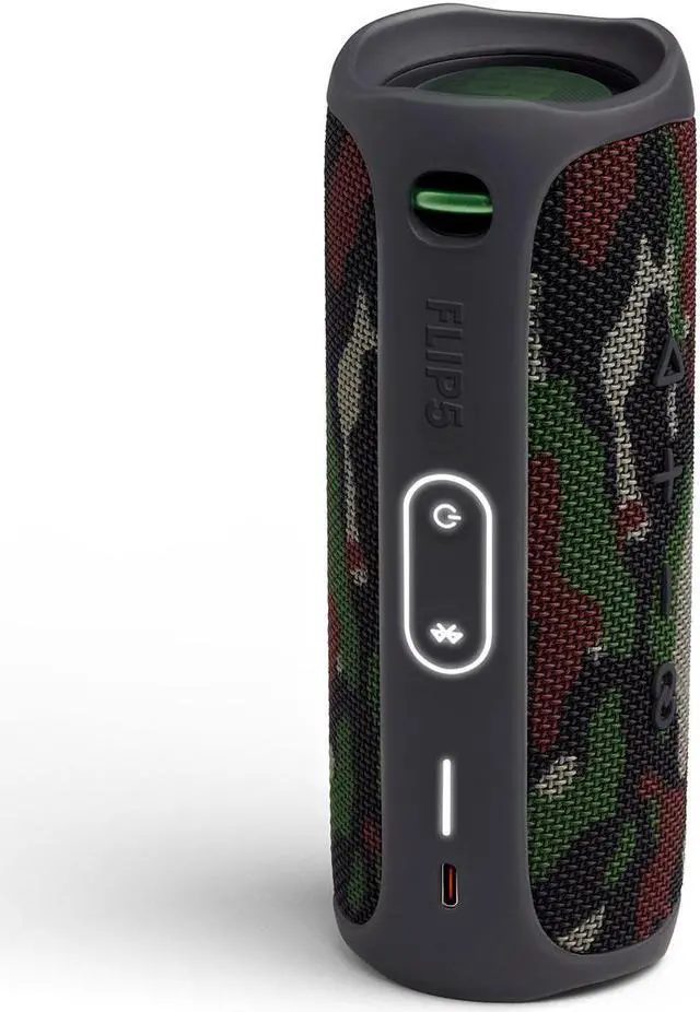 Alt view image 14 of 20 - JBL Flip 5 Portable Waterproof Bluetooth Speaker (Camoflauge)