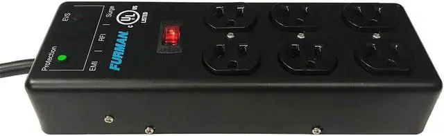 Alt view image 2 of 4 - Furman SS-6B-PRO Extreme Voltage Protect Surge Strip