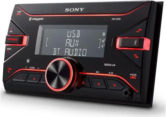 Alt view image 5 of 20 - Sony DSX-B700 Double-DIN Digital Media Receiver w/ Bluetooth