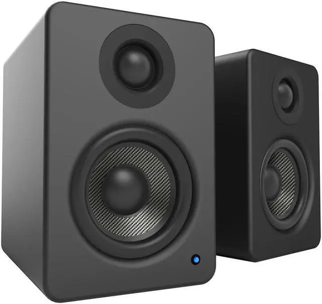 Alt view image 3 of 14 - Kanto YU2 Powered Desktop Speakers - Pair (Matte Black)