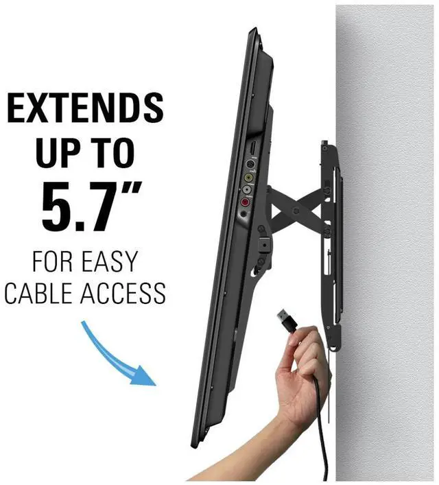 Alt view image 4 of 20 - Sanus VLT6 Premium Series Advances Tilt TV Mount for 46" - 90" TV