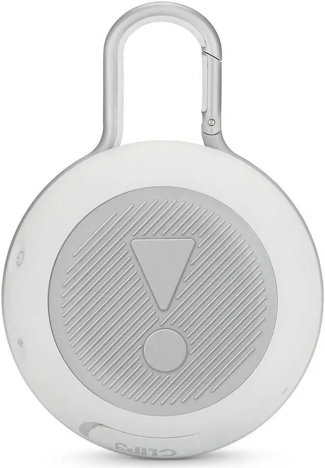Alt view image 18 of 20 - JBL Clip 3 Portable Bluetooth Waterproof Speaker (White)