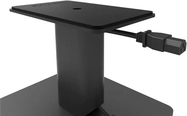 Alt view image 7 of 20 - Kanto SP6HD 6" Fixed-Height Desktop Stands for Bookshelf Speakers - Black (Pair)