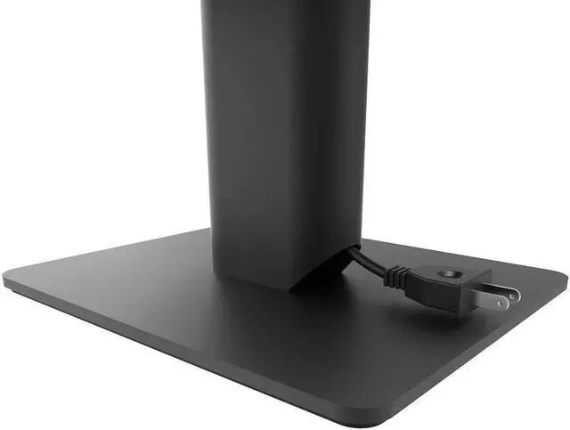 Alt view image 6 of 20 - Kanto SP6HD 6" Fixed-Height Desktop Stands for Bookshelf Speakers - Black (Pair)