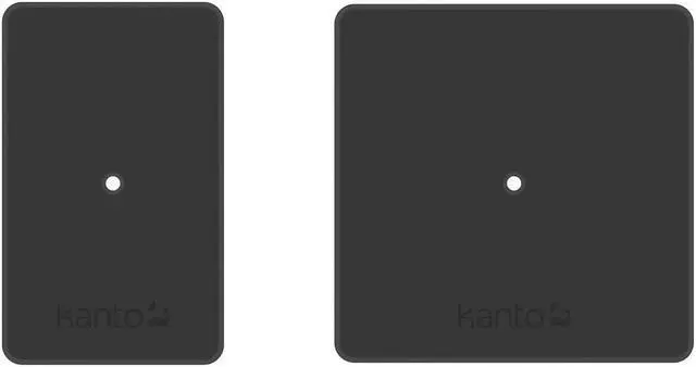 Alt view image 4 of 20 - Kanto SP6HD 6" Fixed-Height Desktop Stands for Bookshelf Speakers - Black (Pair)