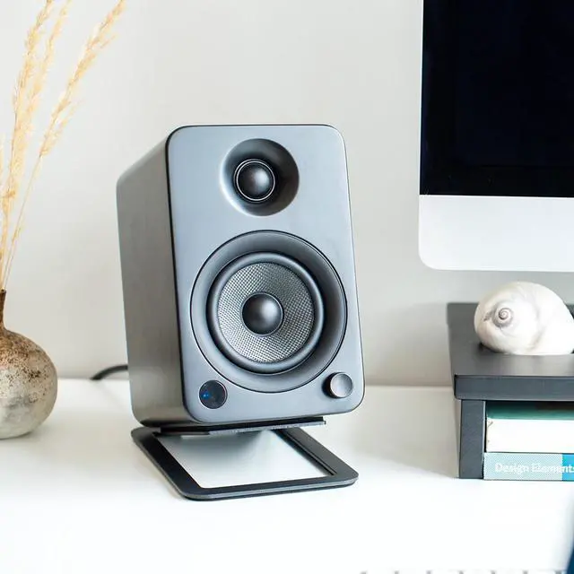 Alt view image 6 of 13 - Kanto S4 Desktop Speaker Stands - Pair (Black)