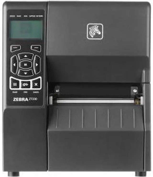 Alt view image 2 of 5 - Zebra ZT230 4” Industrial Direct Thermal Label Printer, LCD, 203 dpi, Serial, USB, Peel, ZPL, EPL, EPL2, XML Support - ZT23042-D11000FZ
