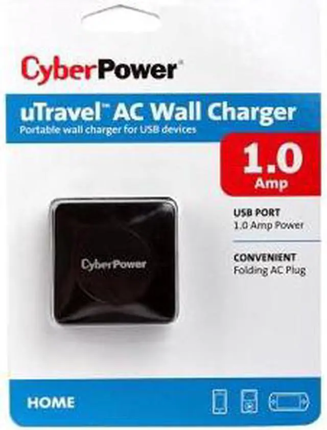 Alt view image 2 of 3 - CyberPower TRDC1A1USB Travel Charger (1) 1A USB Port - DC Auto Power Plug