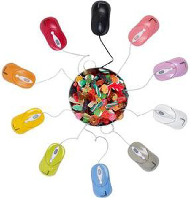 Main image of URBAN FACTORY CM10UF CRAZY MOUSE RED OPTICAL
