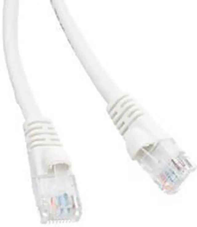 Main image of Cat5e White Ethernet Patch Cable, Snagless/Molded Boot, 200 foot
