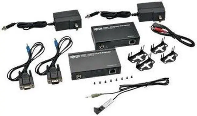 Main image of Tripp Lite BHDBT-K-SI HDBaseT Lite HDMI Over Cat5e/6/6a Extender Kit with Serial and IR Control, 4Kx2K UHD / 1080p, Up to 230-ft. (70M)