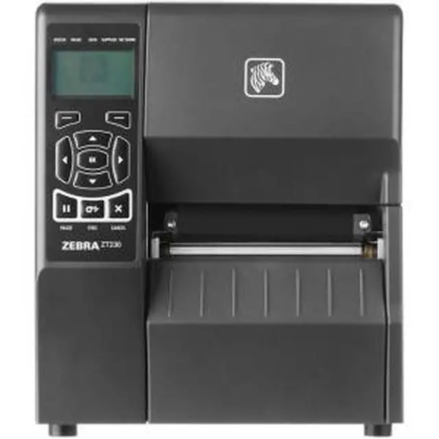 Alt view image 3 of 6 - Zebra ZT230 4” Industrial Direct Thermal Label Printer, LCD, 203 dpi, Serial, USB, Peel, ZPL, EPL, EPL2, XML Support - ZT23042-D11000FZ